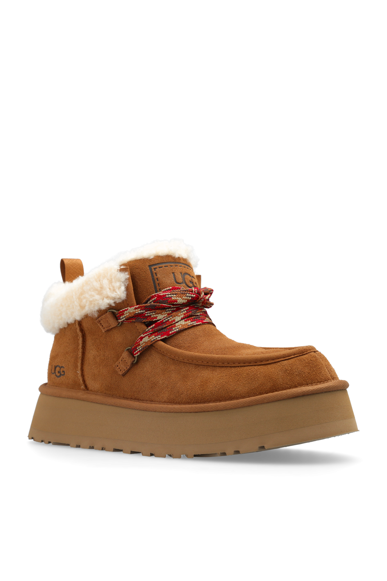 GenesinlifeShops GB - Brown 'Funkarra Cabin' suede ankle boots UGG